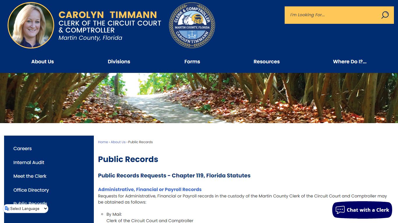 Public Records | Martin County Clerk